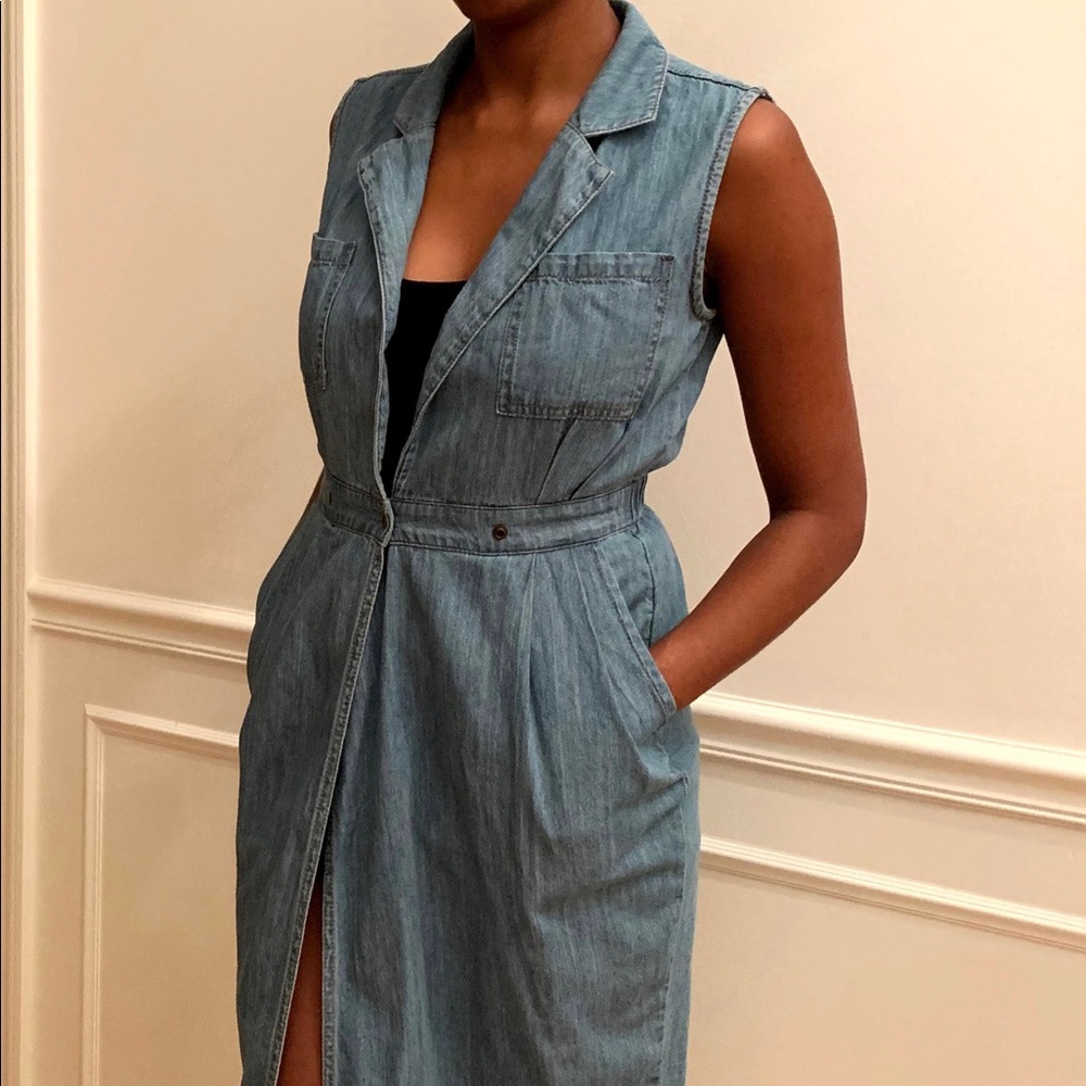MPD minkmink denim dress with pockets - Picture 3 of 11
